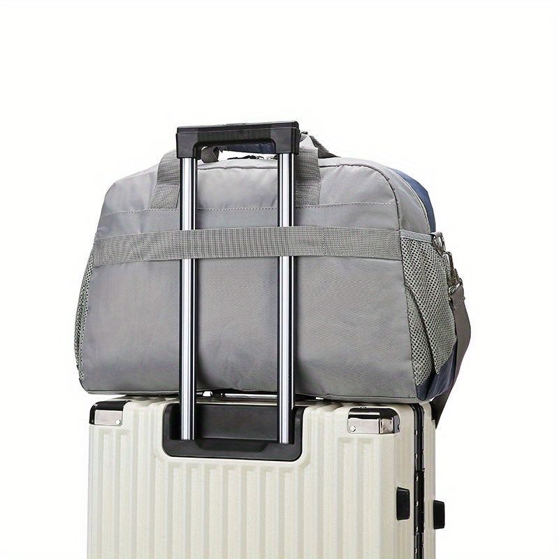 Travel Duffel Bag Multicolor Duffel Durable Travel Bag Spacious Duffel Bag - Gray - Size L — image 4