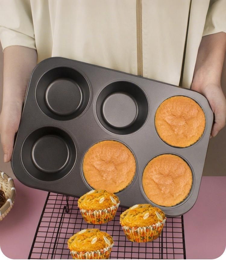 6-Cup Muffin Tray Black — image 3