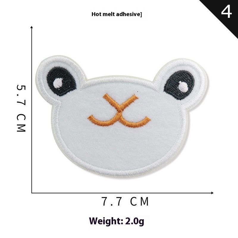 Iron On Patches Embroidered Patches Sequin Applique for Clothes Dress Hat Jeans DIY Accessories for Girl-3pcs — image 4