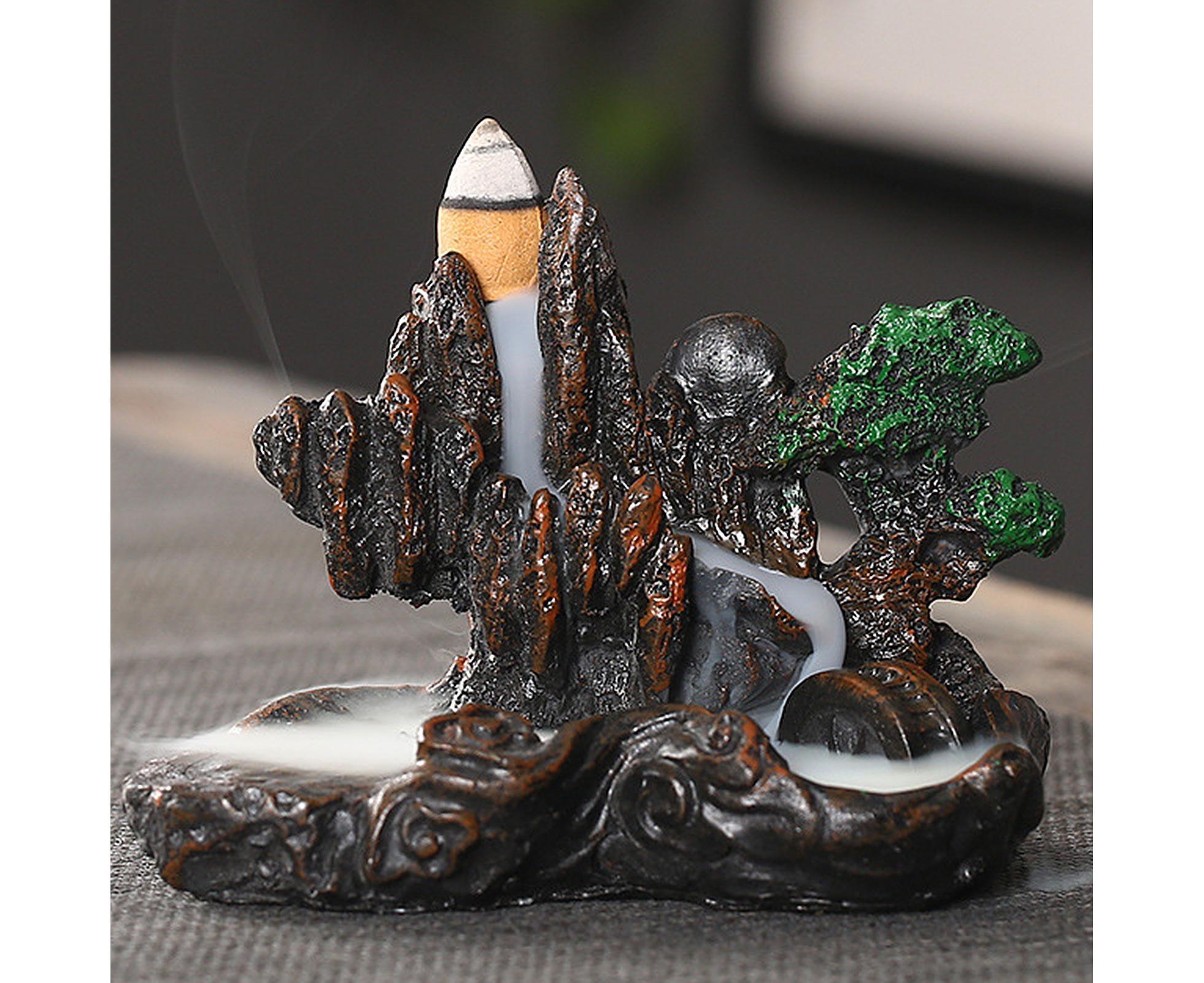 Resin Mountains Rivers Incense Burners Holder Censer Aromatherapy Home Decor- 12 โ image 5