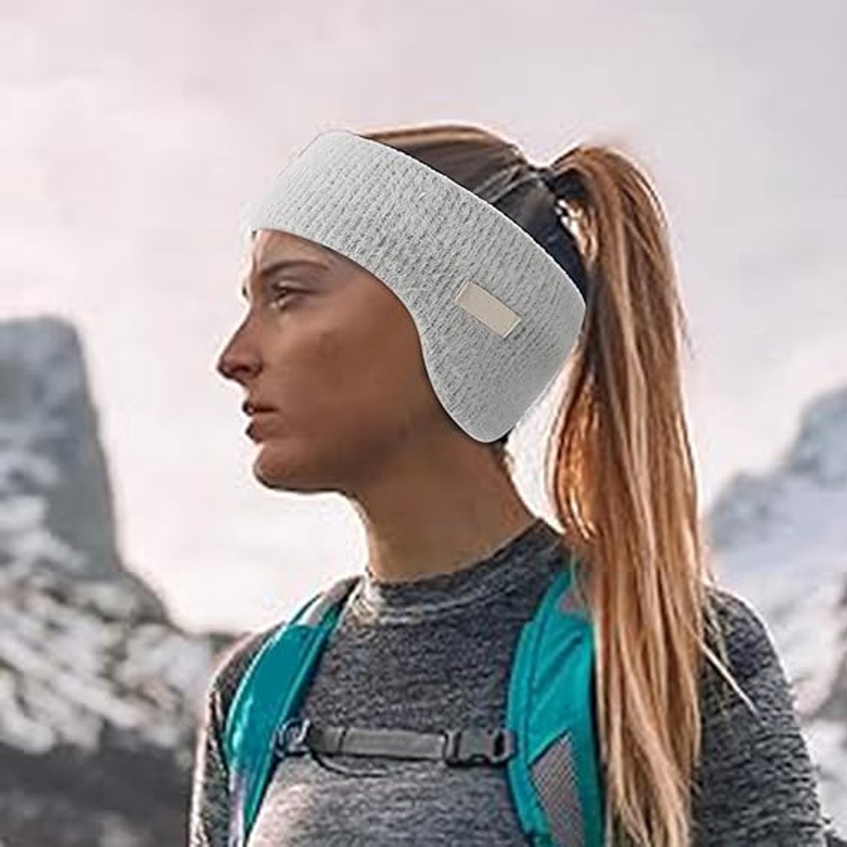 Noise-canceling earmuffs for sleeping - Soundproof earmuffs - Sleep mask - Noise-canceling headband for sleeping - Warm earmuffs for winter - Thick โ image 3