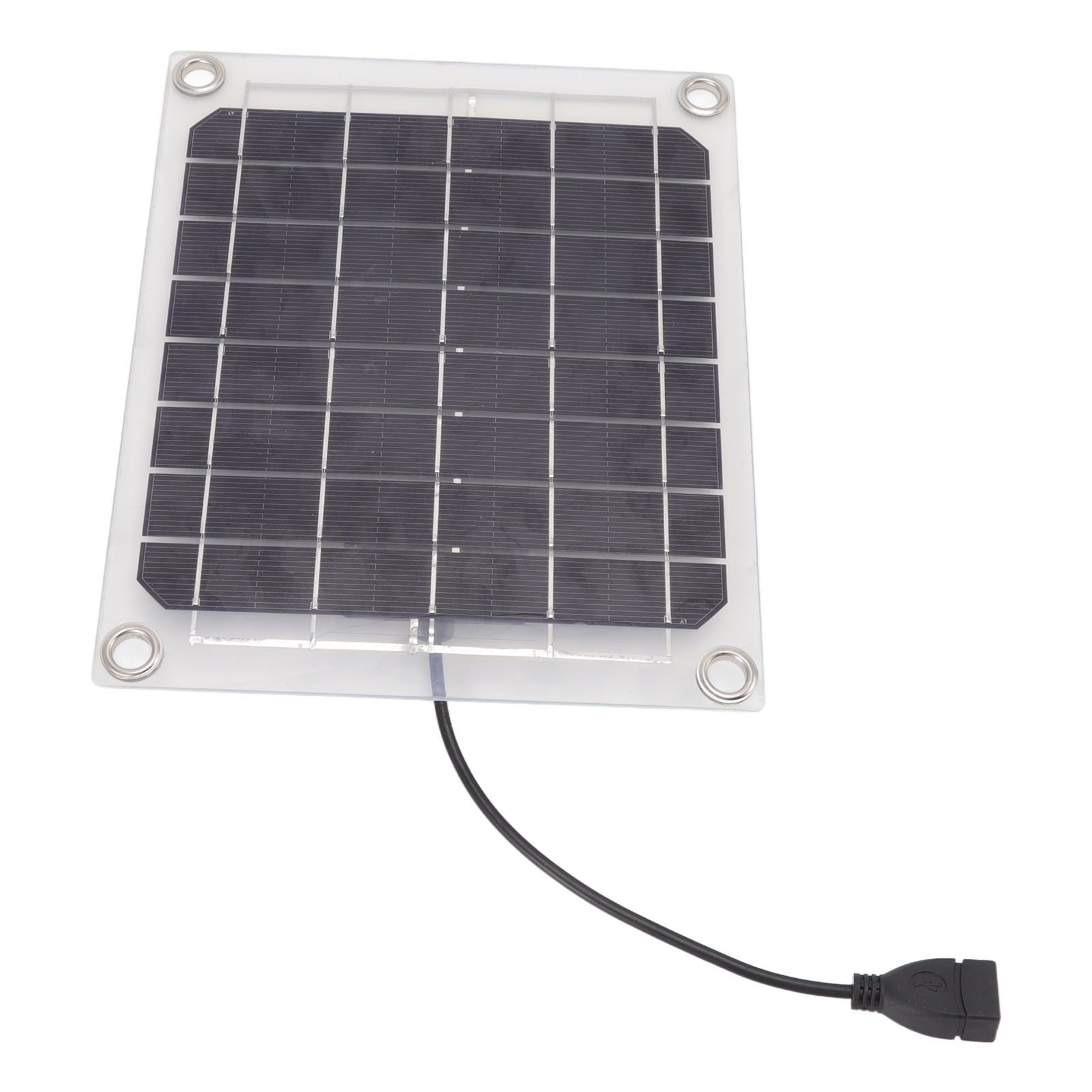 Solar Panel 10W USB Output Transparent Design Double Sided Power Generation Solar Panel for Outdoor Travel โ image 6