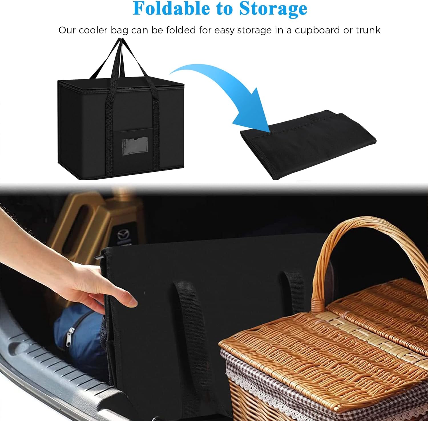 Cooler Bag 40L Insulated Soft Cooler Bag for Picnic Grocery and Food Delivery โ image 5