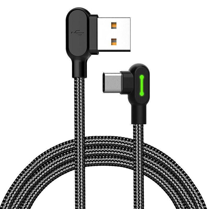Mcdodo Fast Usb Cable Heavy Duty Charging Syn Charger Type-C 90 Degree Angle - 3m