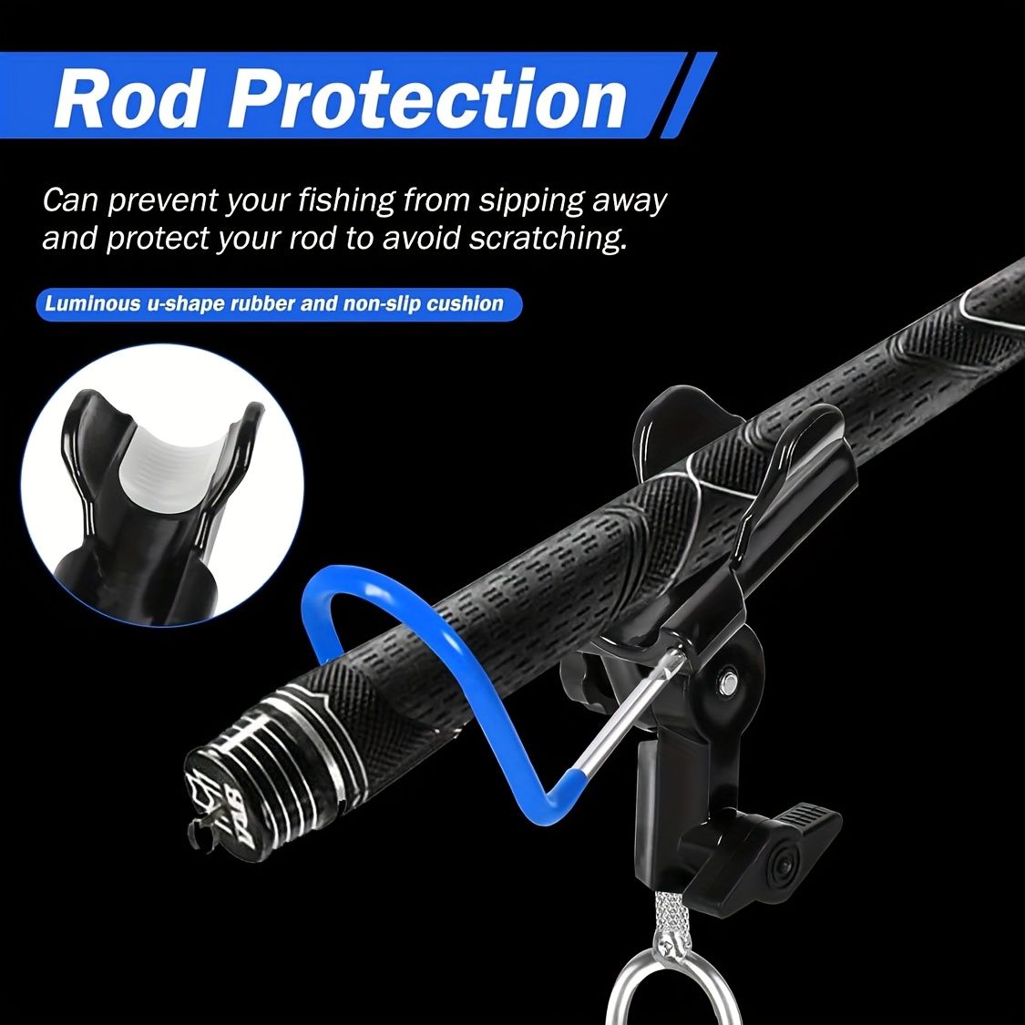 1-piece set upgraded shore fishing rod stand — image 3