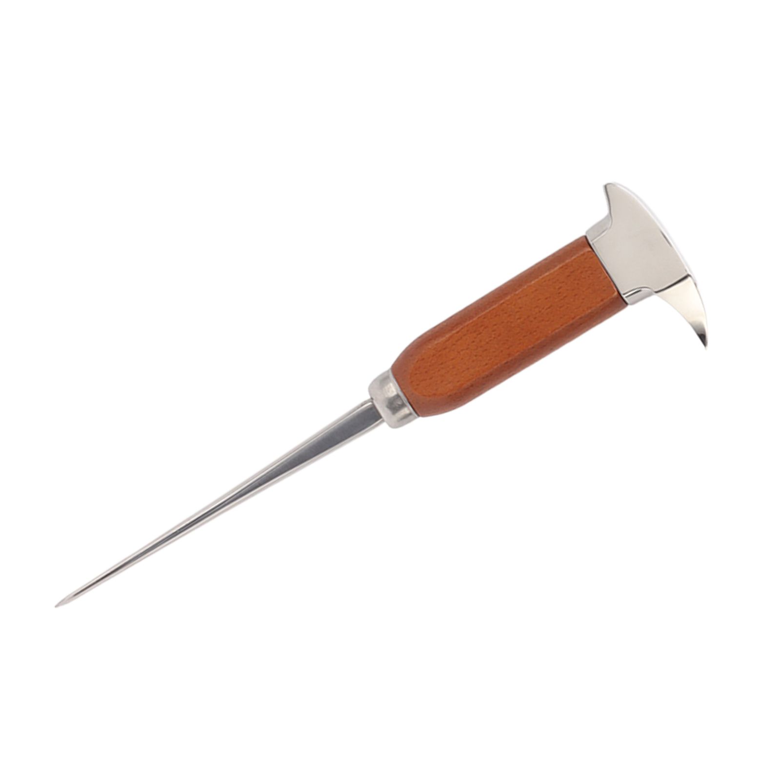 Ice Pick with Wood Handle Stainless Steel Ice Chipper Ice Crusher Tool for Bars Bartender — image 6