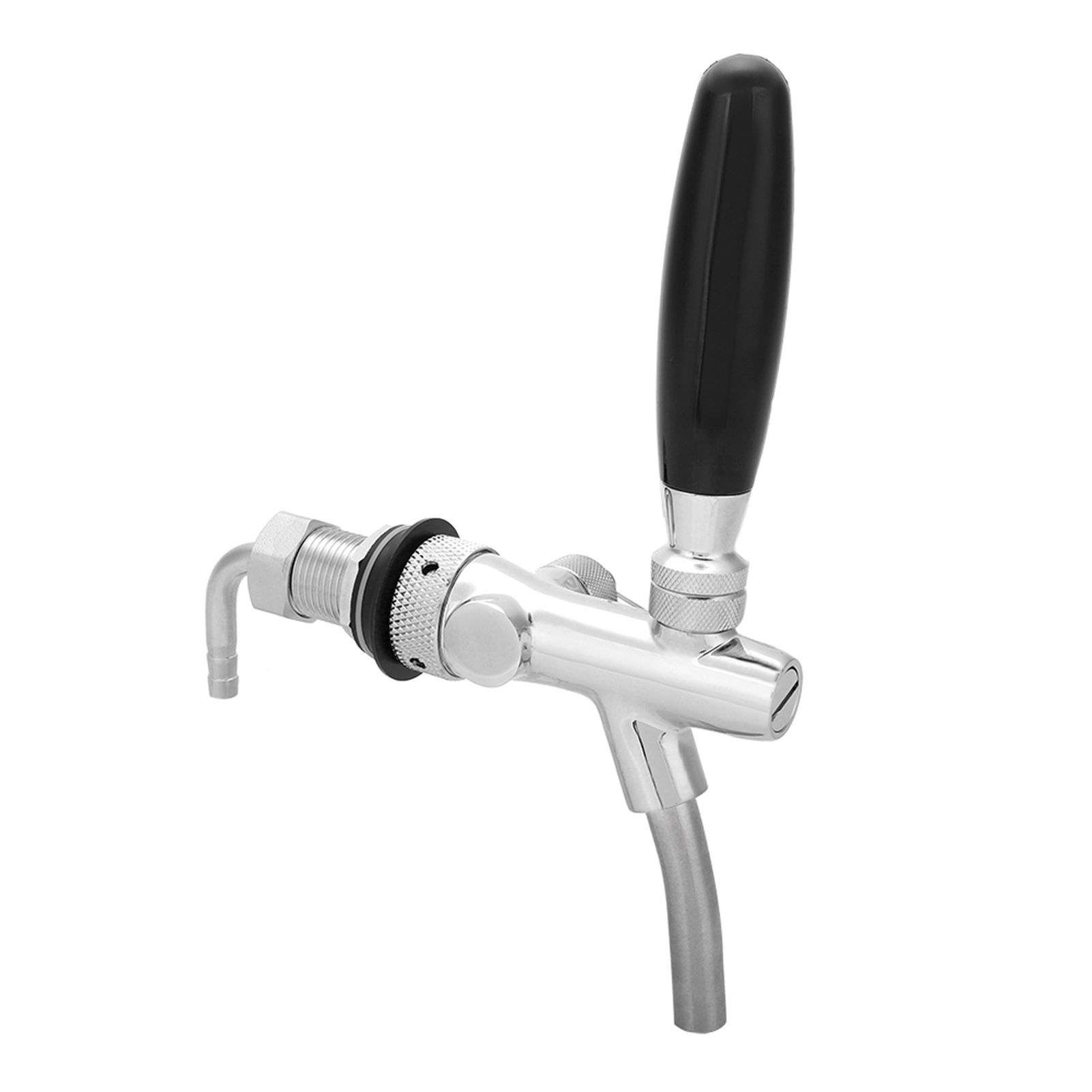 G5/8 Chrome Plating Stainless Steel Adjustable Beer Dispenser Tap Faucet for Home Bar(Silver) โ image 4