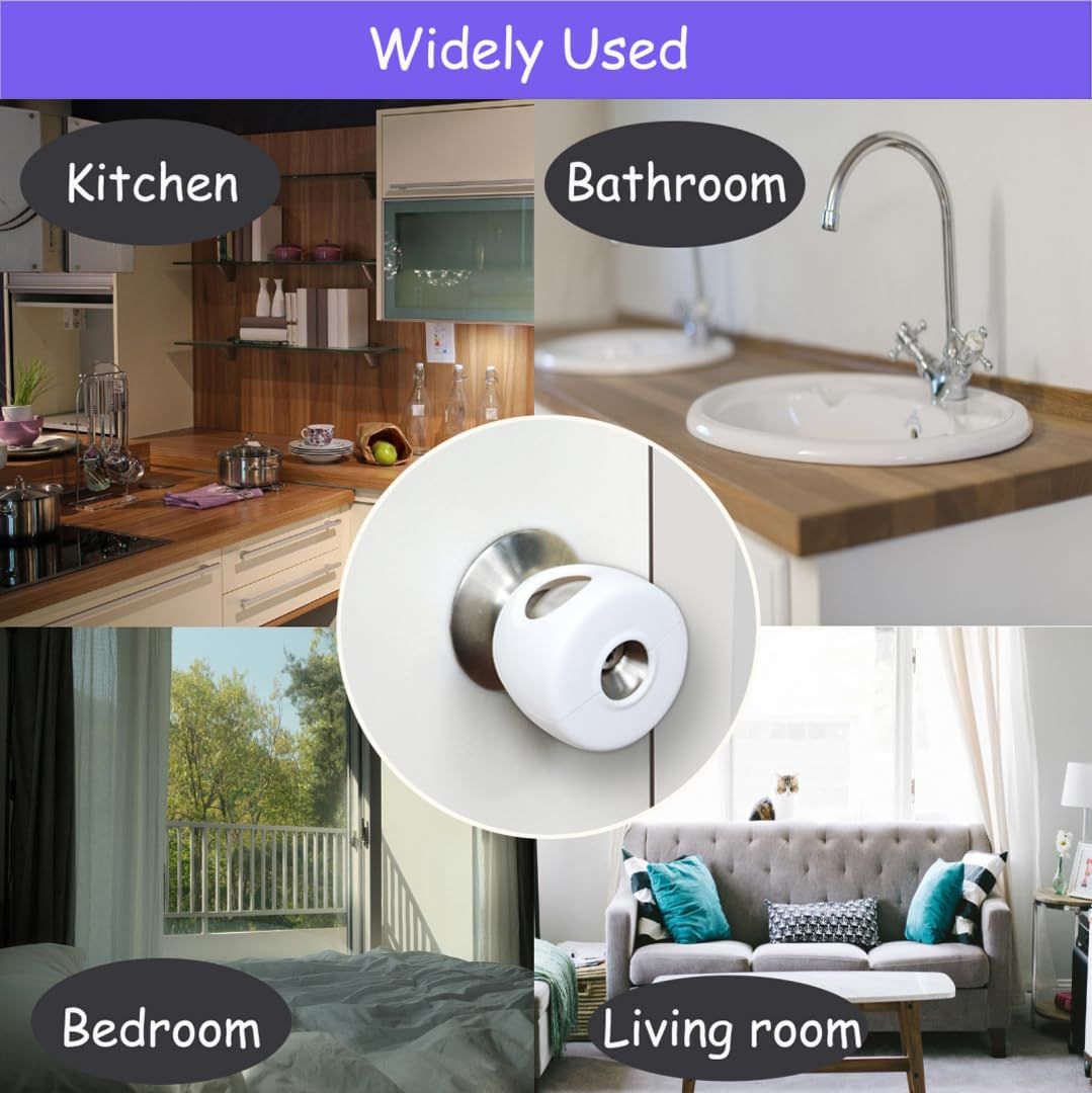 4Pack Door Knob Safety Cover for Kids — image 6