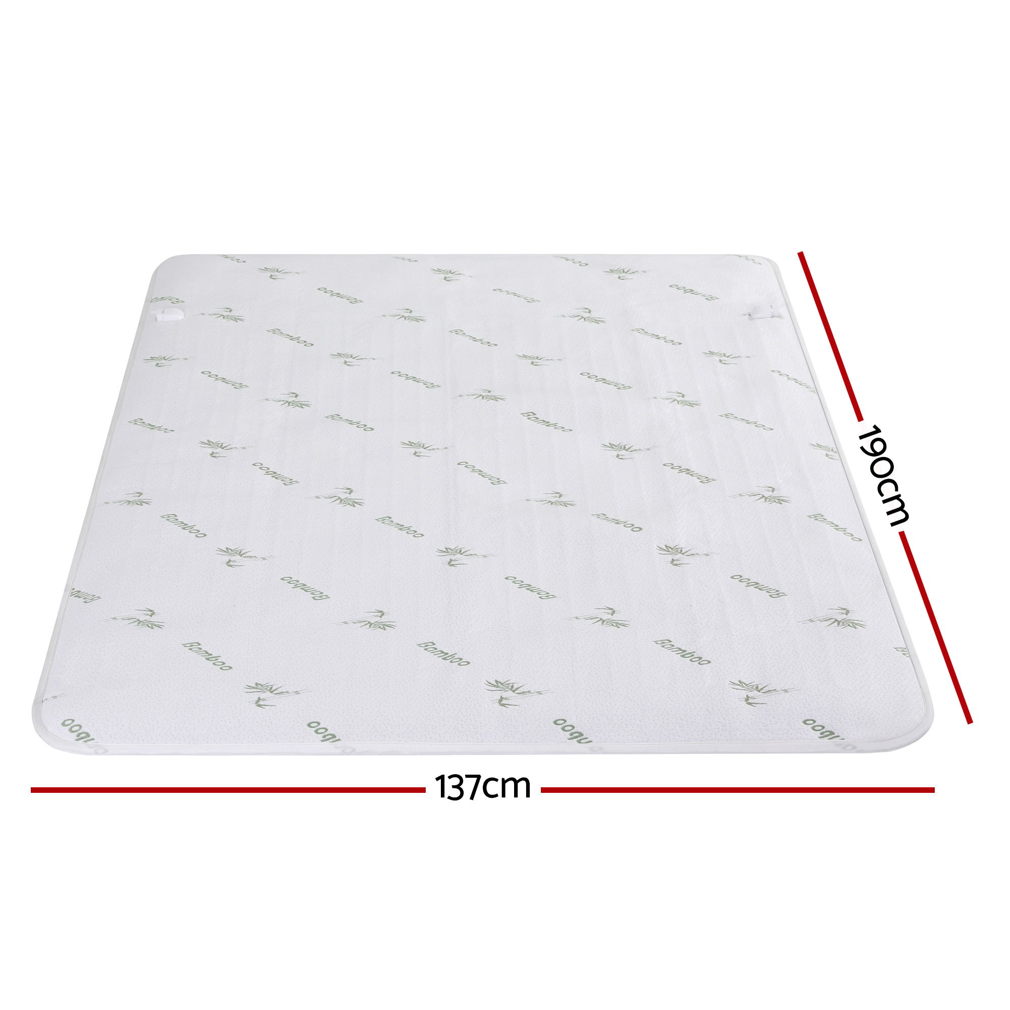 Giselle Electric Blanket Bamboo Fabric Double Fitted Heated Pad Underlay Washable Winter โ image 3