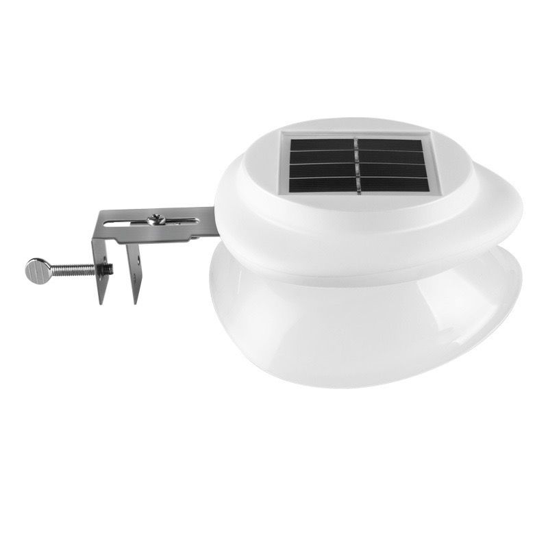 Solar Powered Fence Light with Durable ABS+PC Housing, Monocrystalline Silicon Panel, and Adjustable Mounting Clip for Outdoor Garden, Patio, Deck — image 4