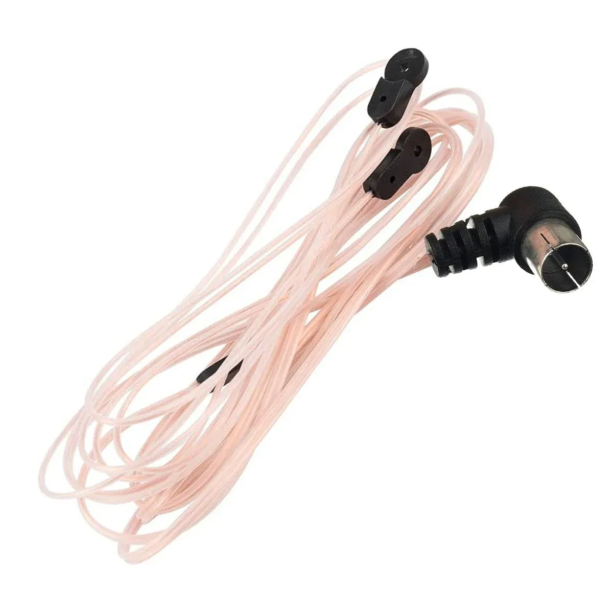 2m F-Type FM Antenna 75 Ohm Male Plug For Home Radio Stereo Signal Receiver Use — image 2