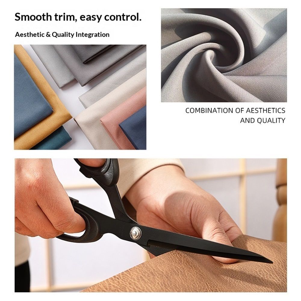 2 pack Left-Handed Scissors for Adults, 8 Inch Coating with high carbon steel Blade, for Dressmaking, Leather Professional Sewing Fabric, Crafting and Home — image 4