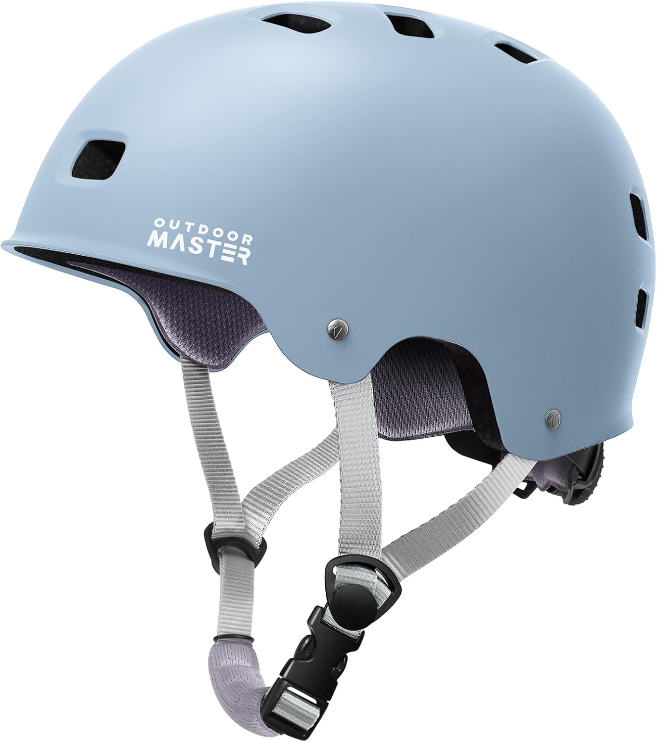 OutdoorMaster Skateboard Bike Helmet for Adults &Youth - Multi-Sport Certified Impact Resistant with 2 Removable Liners & Ventilation for Scooter