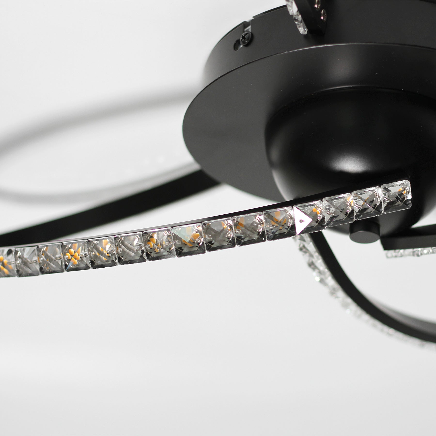 Irie Dimmable 3 Lights LED Ceiling Light - Black β image 3