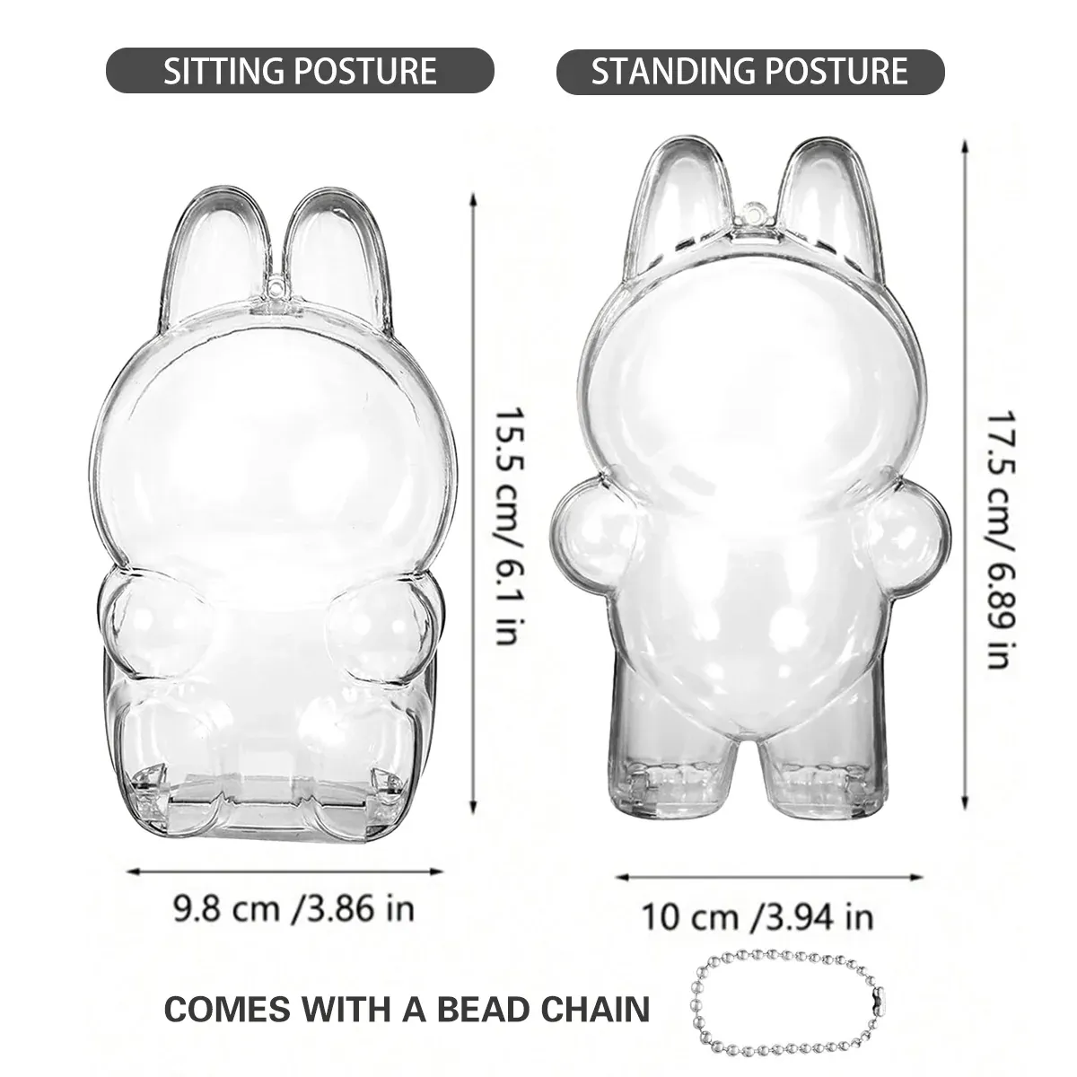 Toy Protective Case Transparent Pack Clear Dustproof Accessory Storage Cover — image 3