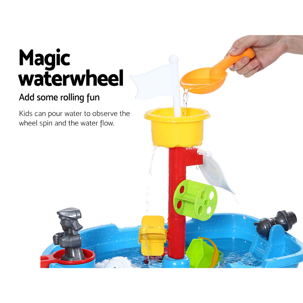 Keezi Kids Sandpit Pretend Play Set Outdoor Toys Water Table Activity Play Set โ image 5