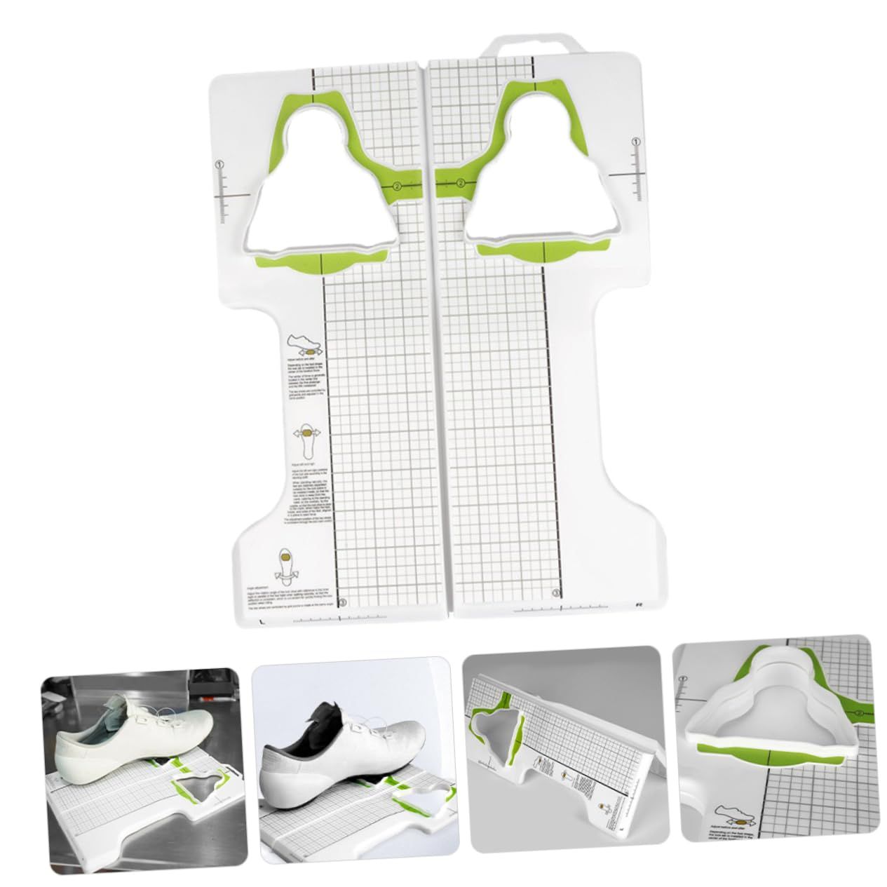 Bike Pedal Adjuster Bike Cleat Adjuster Bikes Cleat Adjuster Pedal Cleat Fitting Tool Cycling Cleat Alignment Tool, White โ image 5