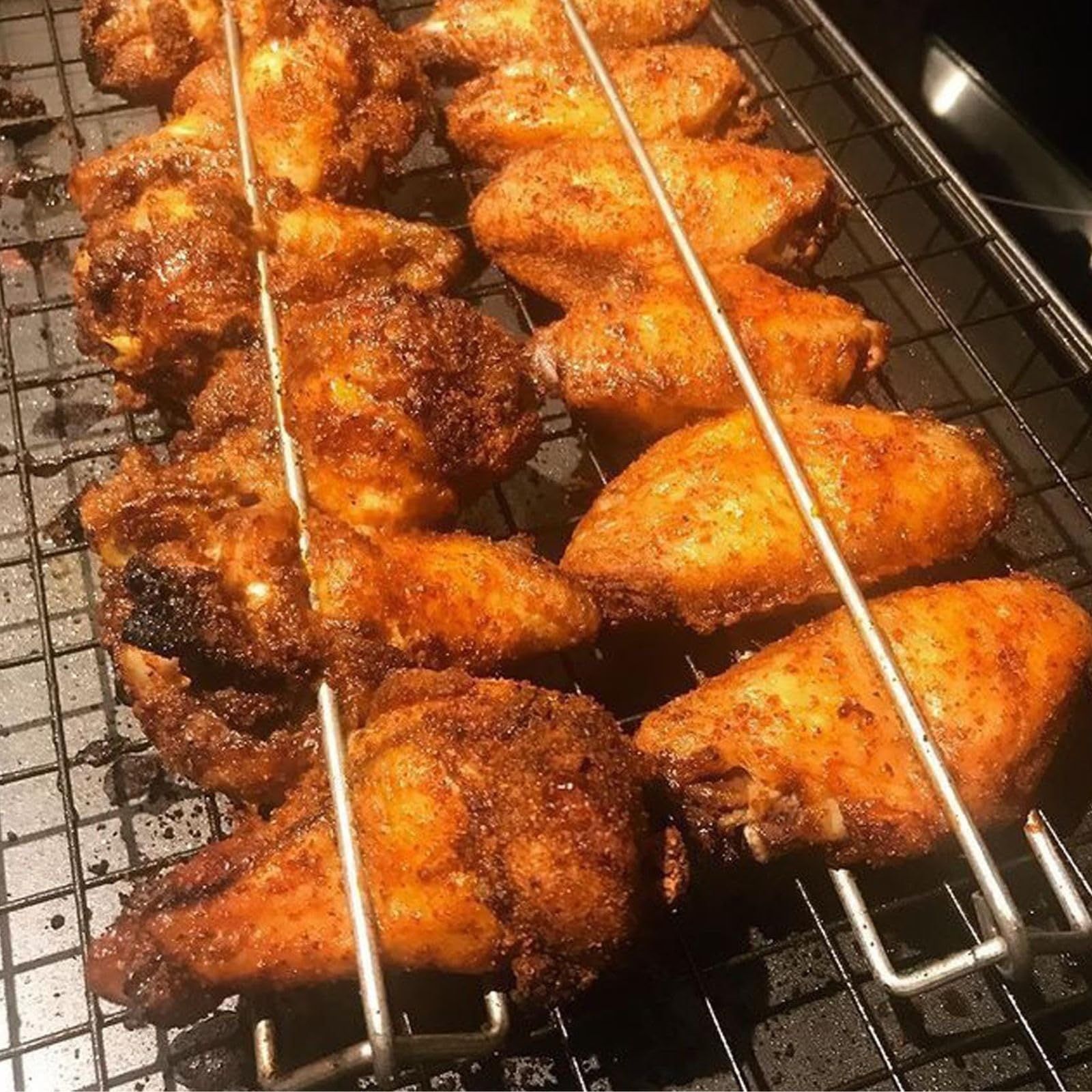 Clamping Wing Rails for Grilling Chicken Wings — image 3