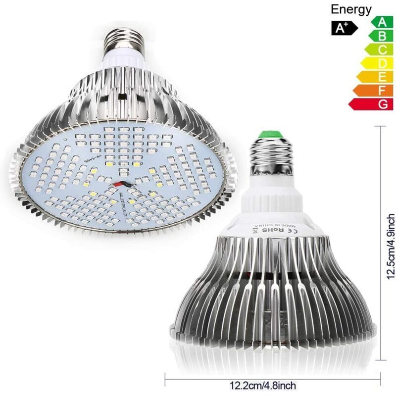 100W E27 Full Spectrum LED Grow Light Bulb Indoor Plant Grow Lamp For Greenhouse Garden โ image 3