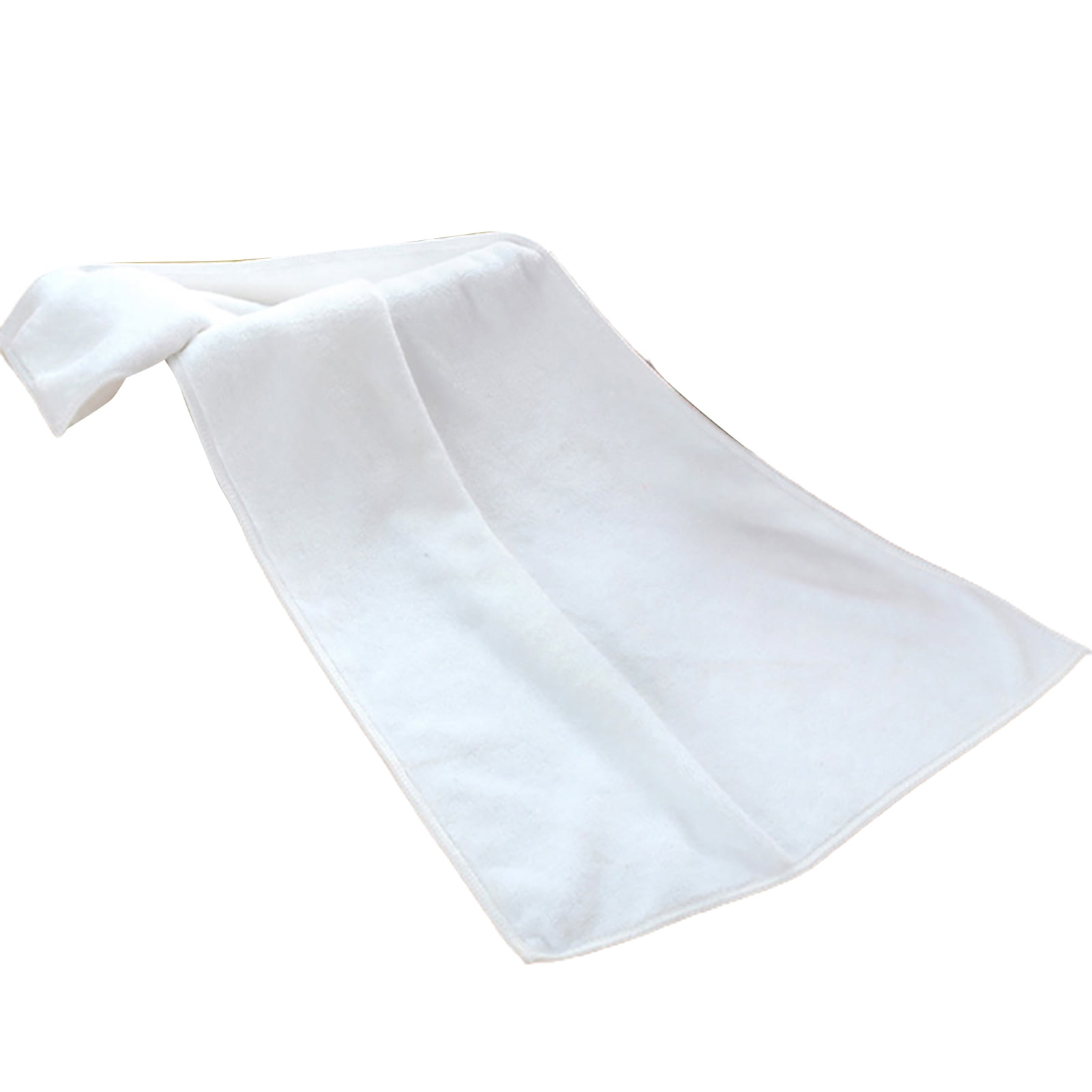 1Pc Microfiber Hair Towel Soft Super Absorbent Microfiber Hair Towel Wraps Women for Gym White