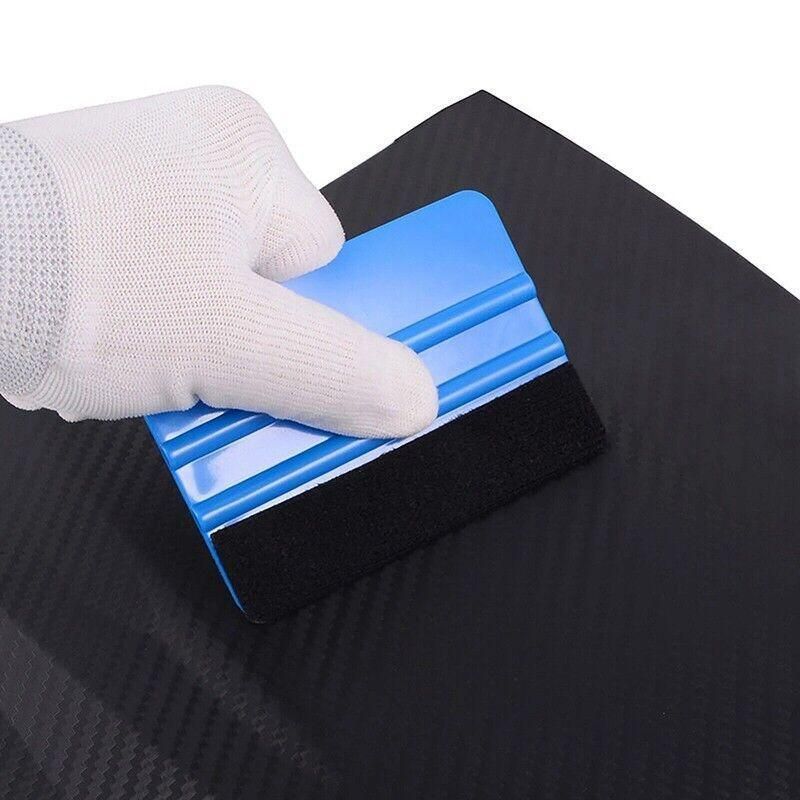 4Pcs Car Wrapping Vinyl Squeegee Scraper Tool Wrap Soft Felt Edge Sticker Tools — image 4