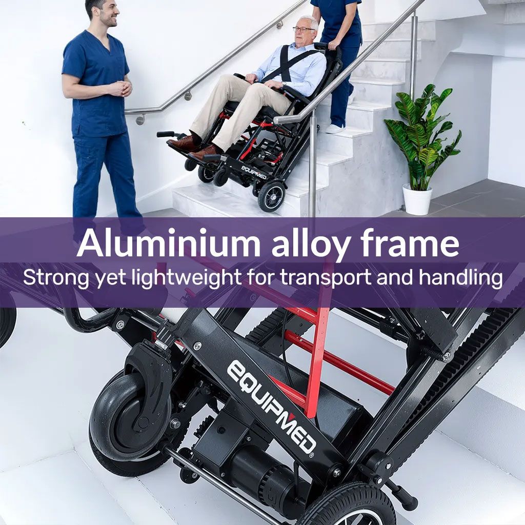 EQUIPMED Electric Stair Climbing Wheelchair 169kg โ image 3