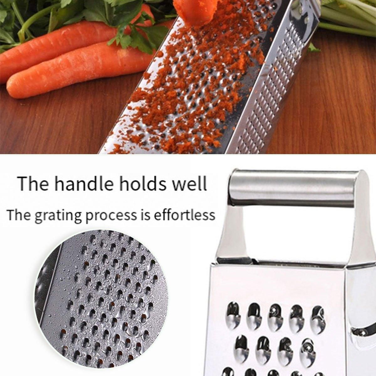 3pcs Stainless Steel Vegetable Slicer Grater Kitchen Multi-Function Grater Tool — image 6