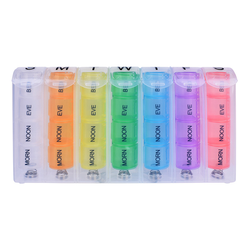 Flightmode 7 Day Travel Pill Box Medicine Organiser with Individual Daily Compartment β image 4