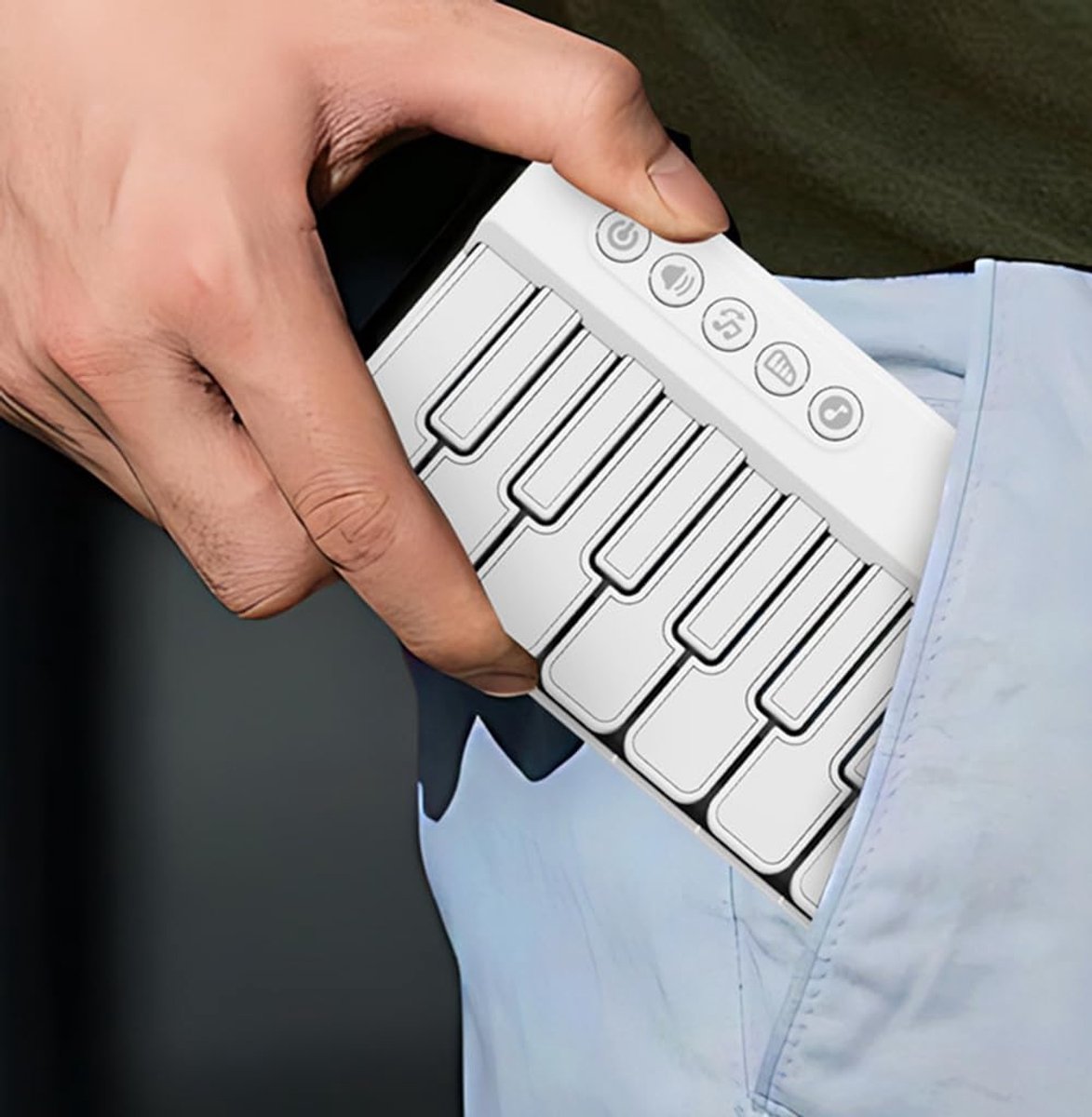 Mini Keyboard Piano - Piano for Kids - Toys for Children - Educational Toys - Portable Pocket Piano - Pink — image 5