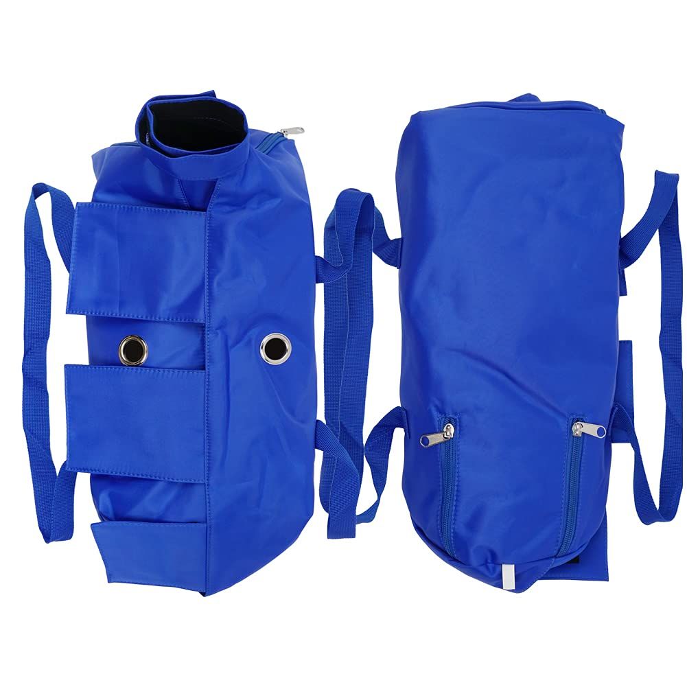 Pet Cat’s Restraint Bag for Claw Care Nail Trimming Anti-Scratching Grooming Bag for Cats Medical Examination(Blue-S) — image 3