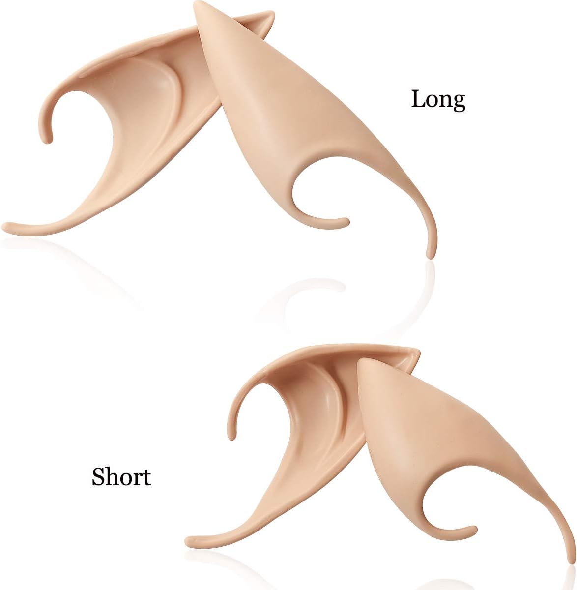 2 Pair Cosplay Fairy Pixie Elf Ears Christmas Anime Party Latex Ears โ image 2