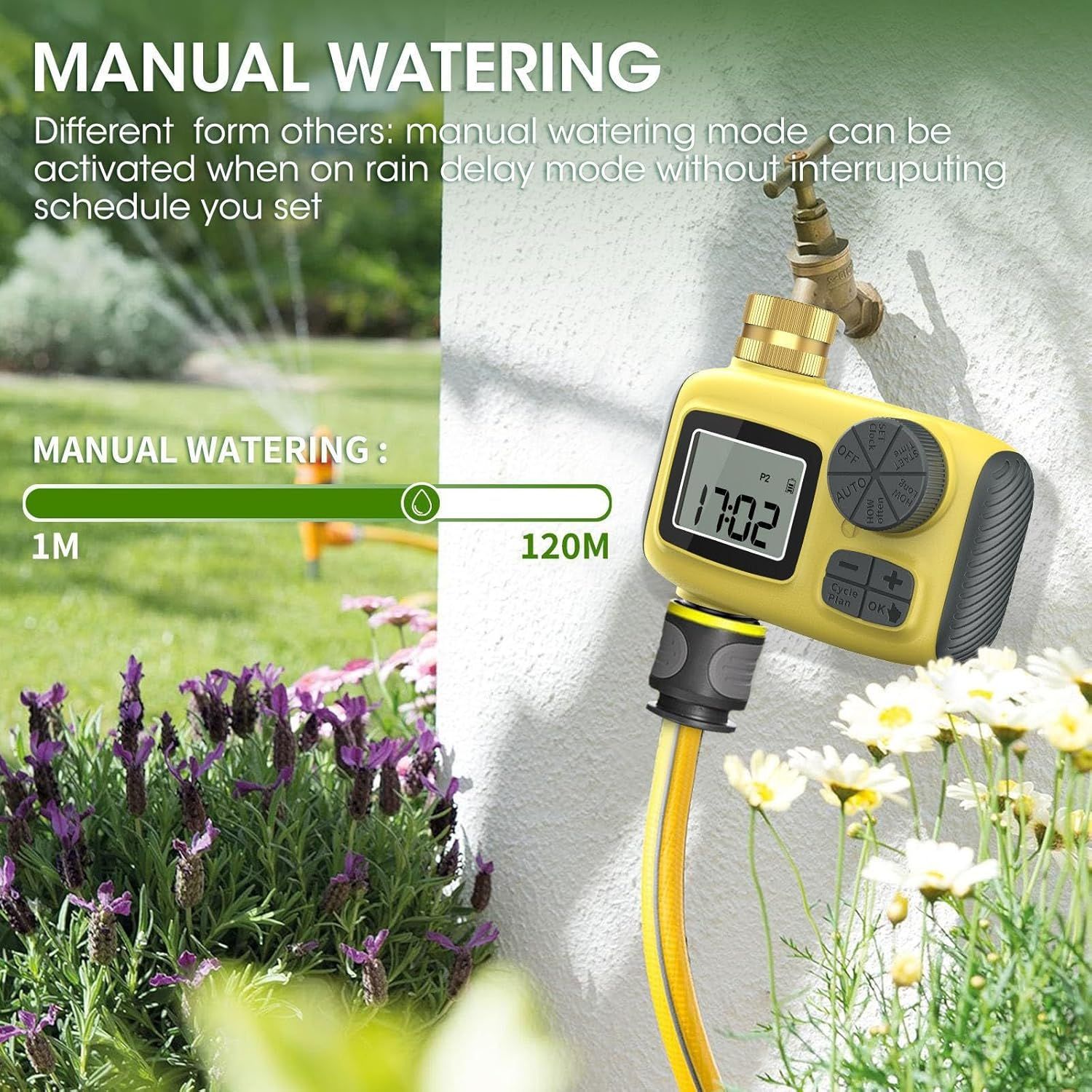New automatic watering device, garden mini intelligent controller, courtyard lawn timed irrigation device, outdoor watering device, watering plants — image 3
