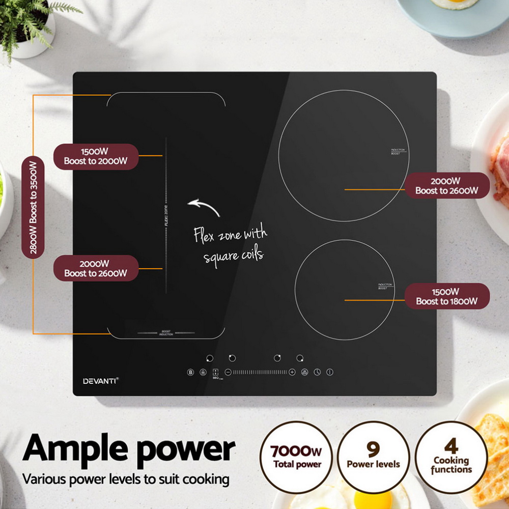 Devanti Induction Cooktop 60cm Electric Cooker โ image 4