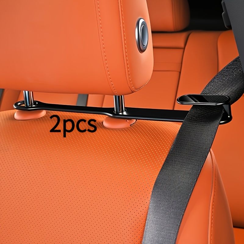 2Pcs Car Seat Belt Guide Buckle, Adjustable Fixed Seat Belt Clip, Comfort Driving Interior Accessory, Black