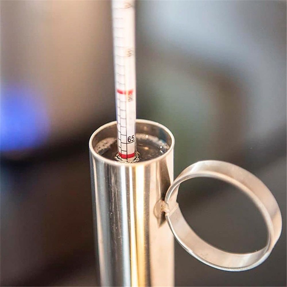 Maple Syrup Hydrometer Test Cup Kit - Maple Syrup Density Kit, Baume and Brix Scale, Stainless Steel Maple Syrup Kit with Cleaning Brush - Calibrated to Create — image 5