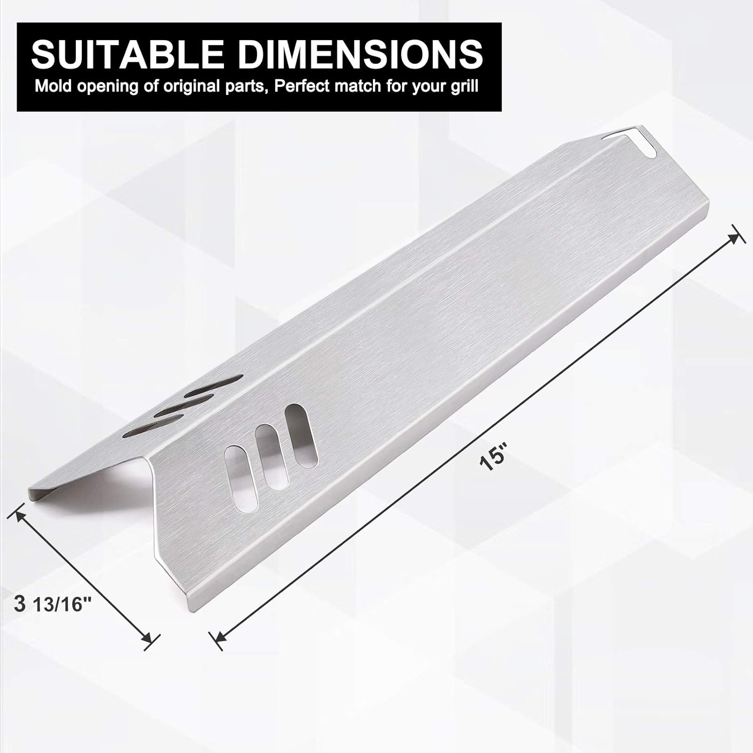 Heat Tents for Dynaglo Dyna-Glo DGF493BNP, Backyard Grill BY13-101-001-12 BY14-101-001-02, BHG BH13-101-099-01 BH15-101-099-02 GBC1562W Grills, 4-Pack Heat — image 4