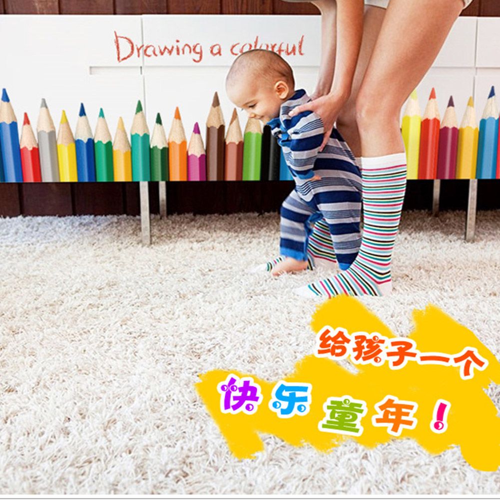 3D Stereo Colorful Pencil Wall Floor Stickers for Home Backdrop Business Decoration — image 3
