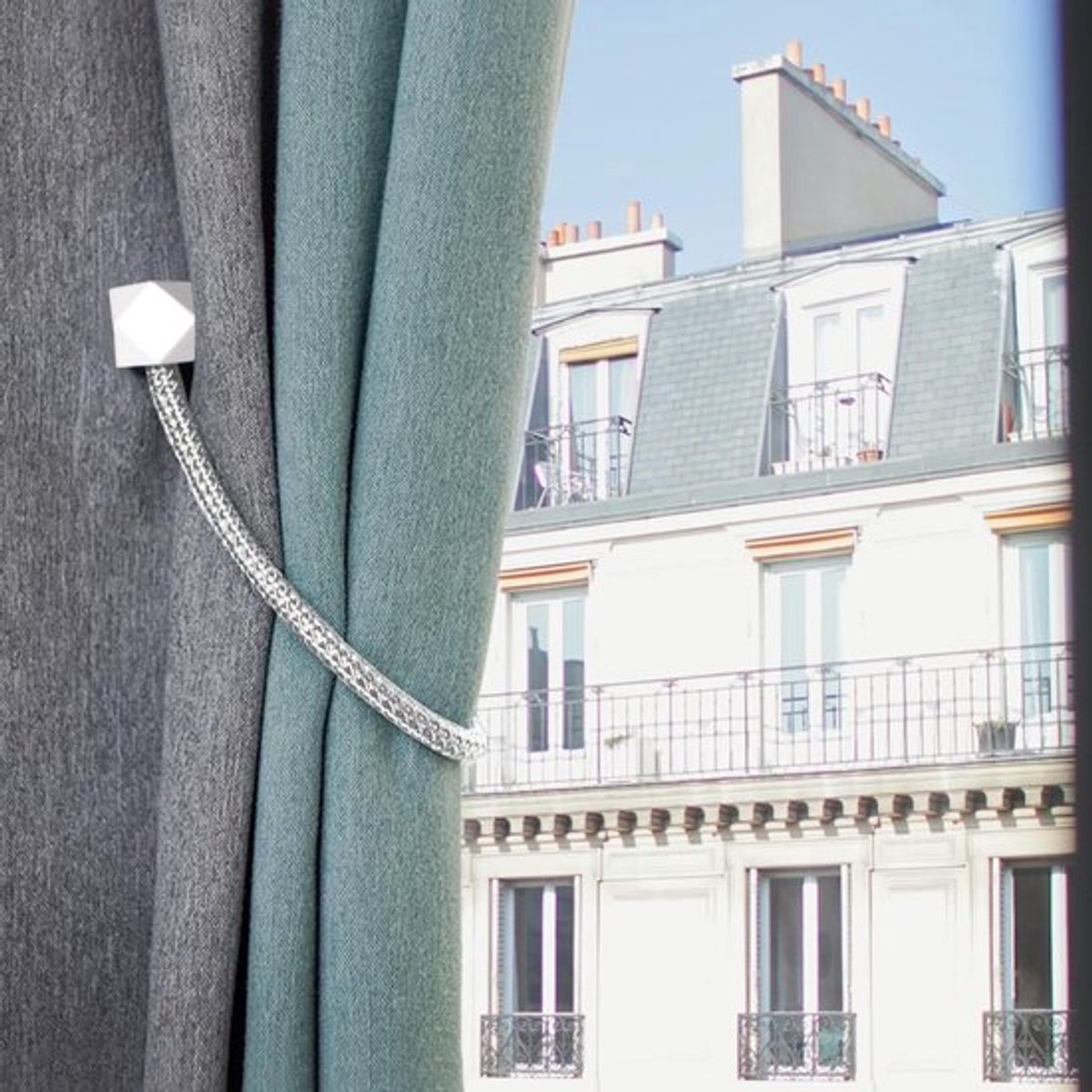 Luxury Curtain Holder - 6 Pieces - Curtain Hook - Magnetic Curtain Cord - Magnetic Curtain Holders - Curtain Tie - Curtain Clamps - Curtain Fixing - Curtain — image 3