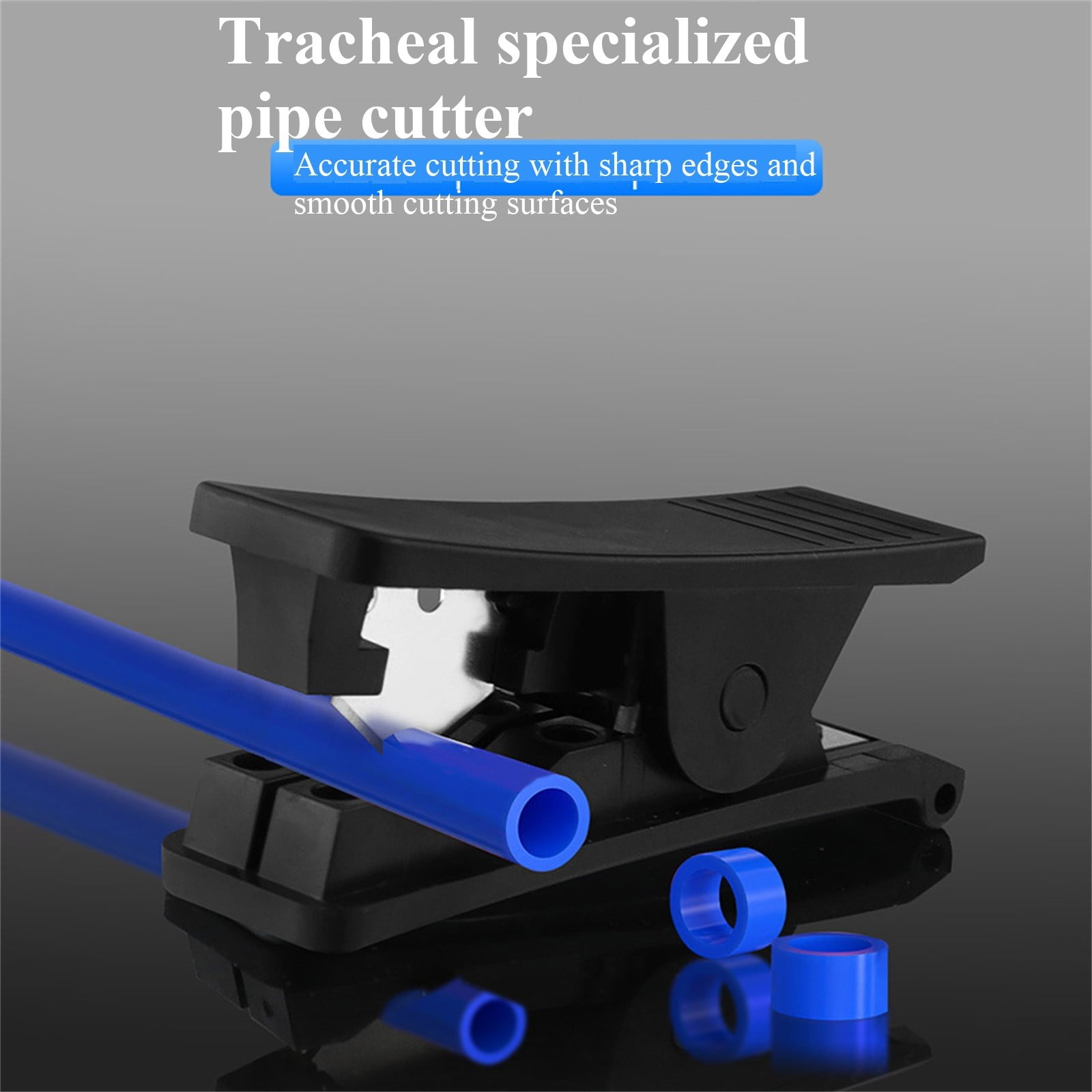 Plastic Tubing Cutter, Pipe Cutter With Comfortable Handle, Hose Tube Cutter, Pipe Accurate Tube Cutting Tool for Nylon PVC PU Tubing and Hose Cut up to 3/4 — image 6