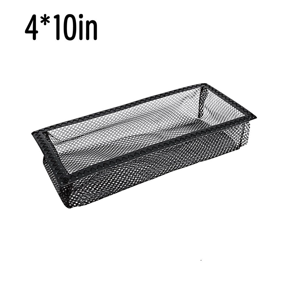 8 Pieces Floor Register Filters Vent Cover Vent Mesh Heating Air Vent Filter for Home(4 x 10 Inch, black) โ image 2