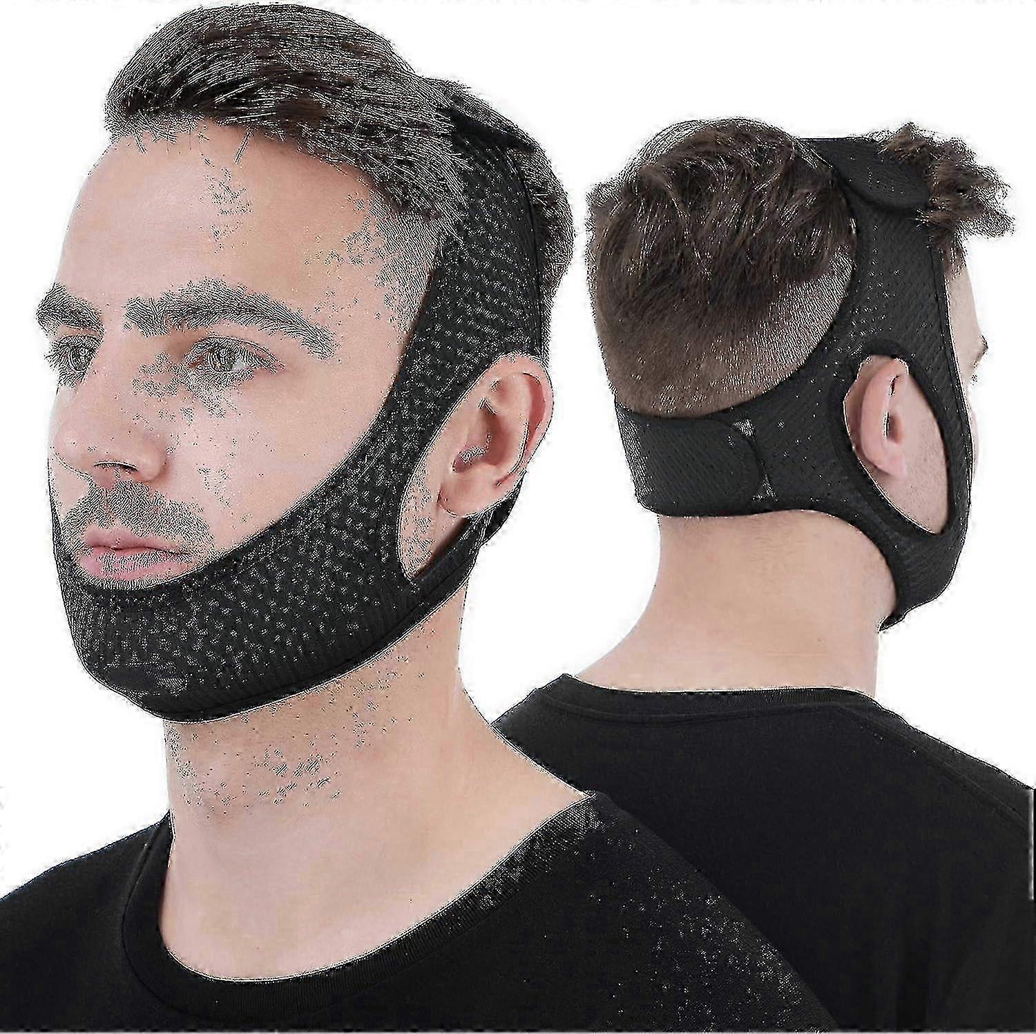 Anti Snore Chin Strap [upgraded 2023], Vosaro Snoring Solution Effective Anti Snore Device, Adjustable And Breathable Stop Snoring Head Band For Men & Women