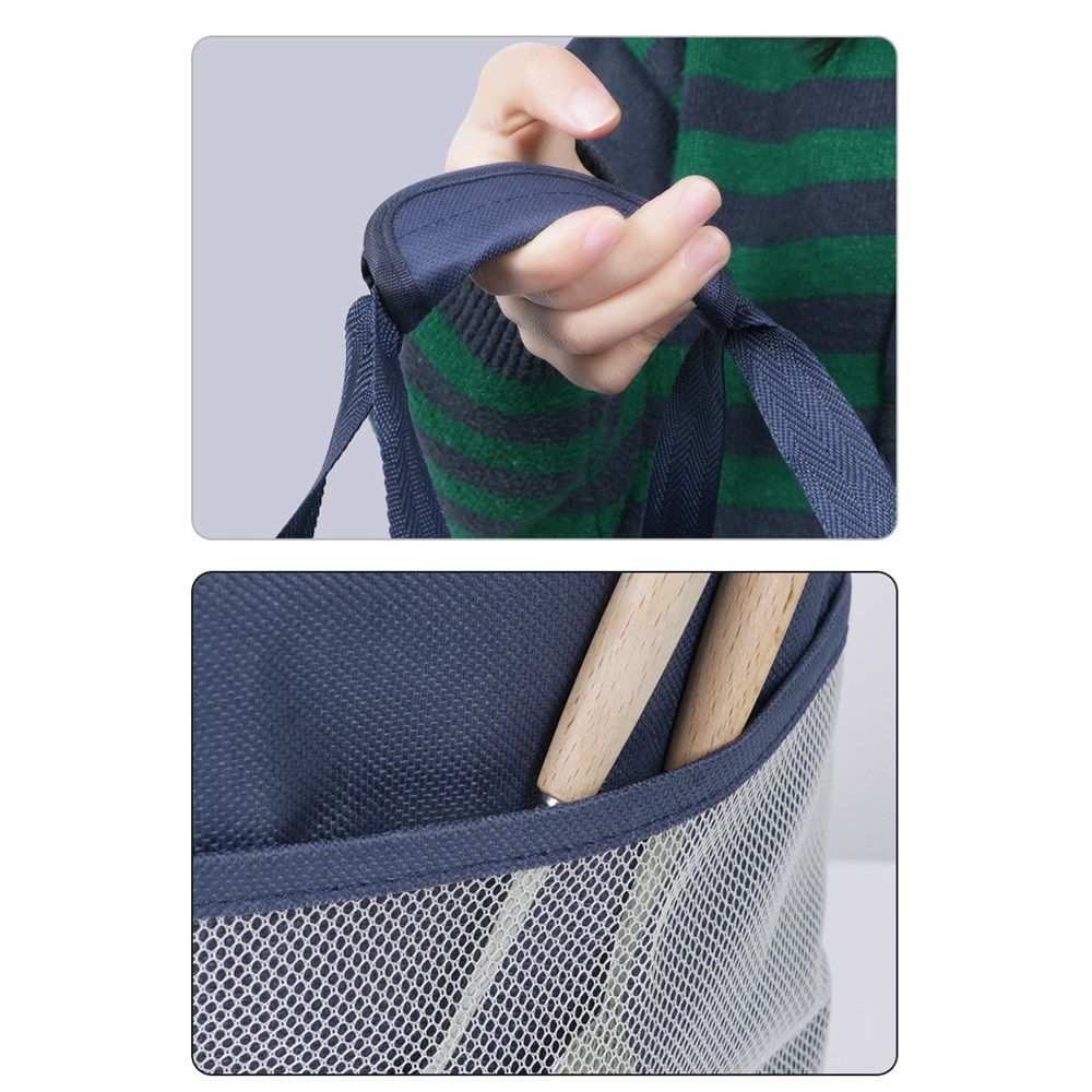 Insulated Lunch Bag for Women/Men - Reusable Lunch Box for Office Picnic Hiking Beach - Leakproof Cooler Tote Bag Organizer Strap for Adults - Blue โ image 4