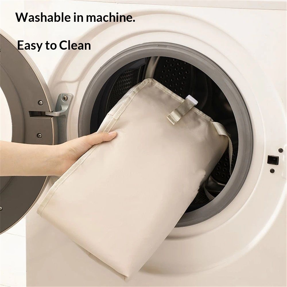 Hanging Packing Cube, Foldable Travel Organizer, Waterproof, Machine Washable, Fits Carry-on, Expandable Packing Cube for Suitcase or Backpack (Beige 6 grids) — image 2