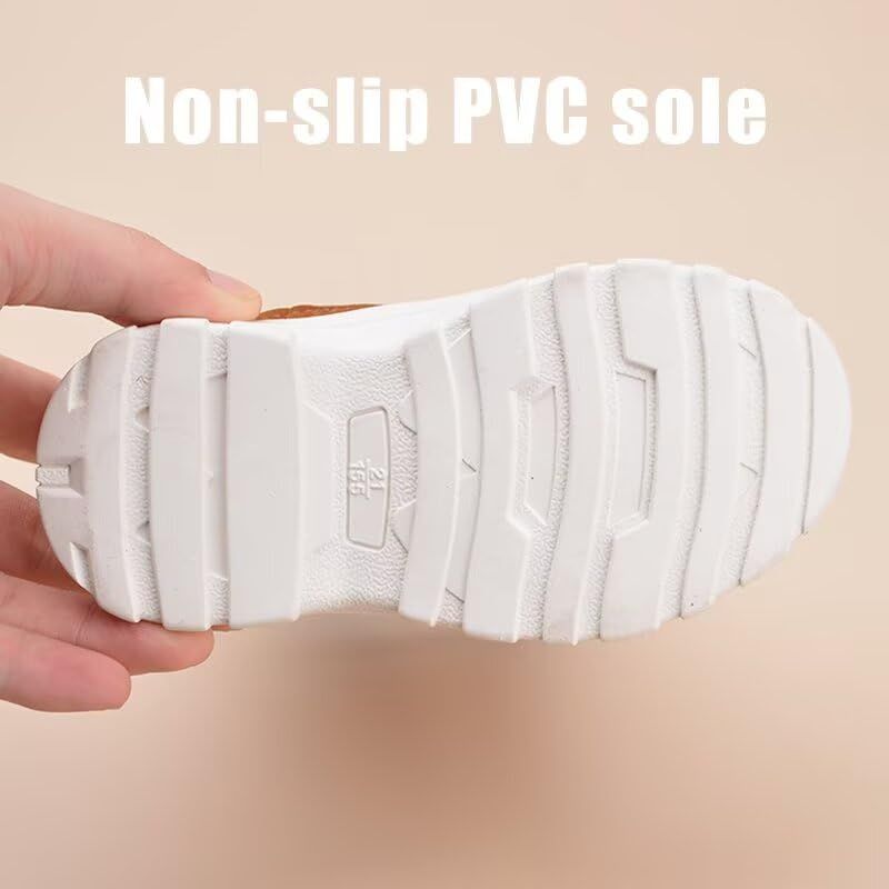 Toddler Boy Girl Anti Slip Warm Winter Boots pink AU8 Size for Outdoor Walking Snow Sport Trekking โ image 6