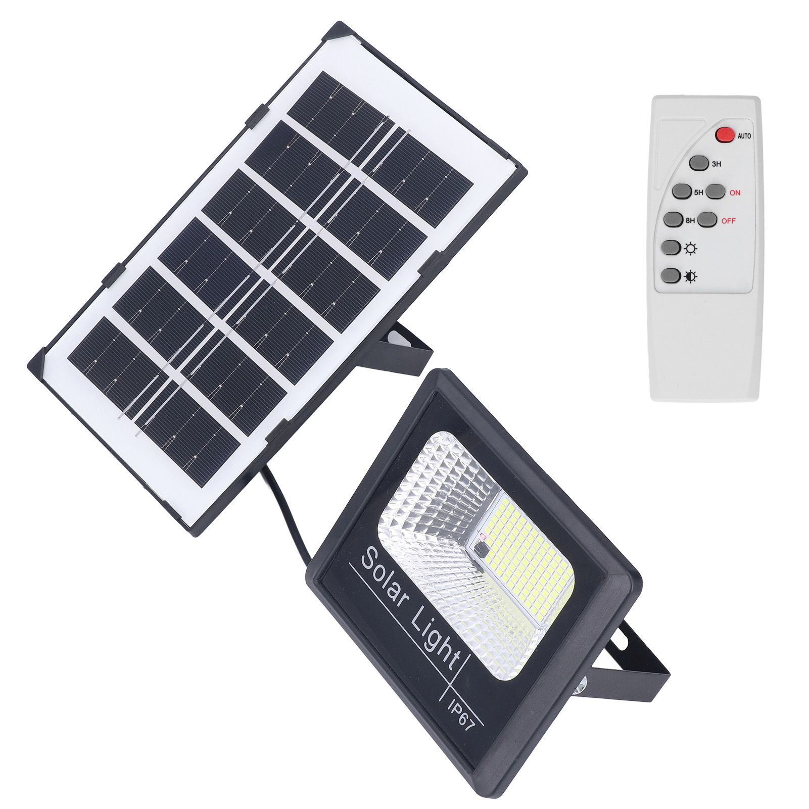 100LED Outdoor Solar Flood Light IP67 Waterproof Solar Wall Lamp Remote Control Street Lamp for Garden 40W โ image 5