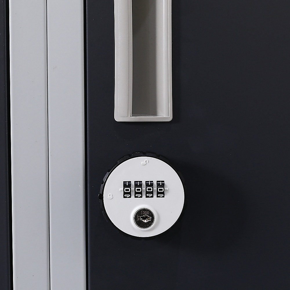 12-Door Locker for Office Gym Shed School Home Storage - 4-Digit Combination Lock โ image 5