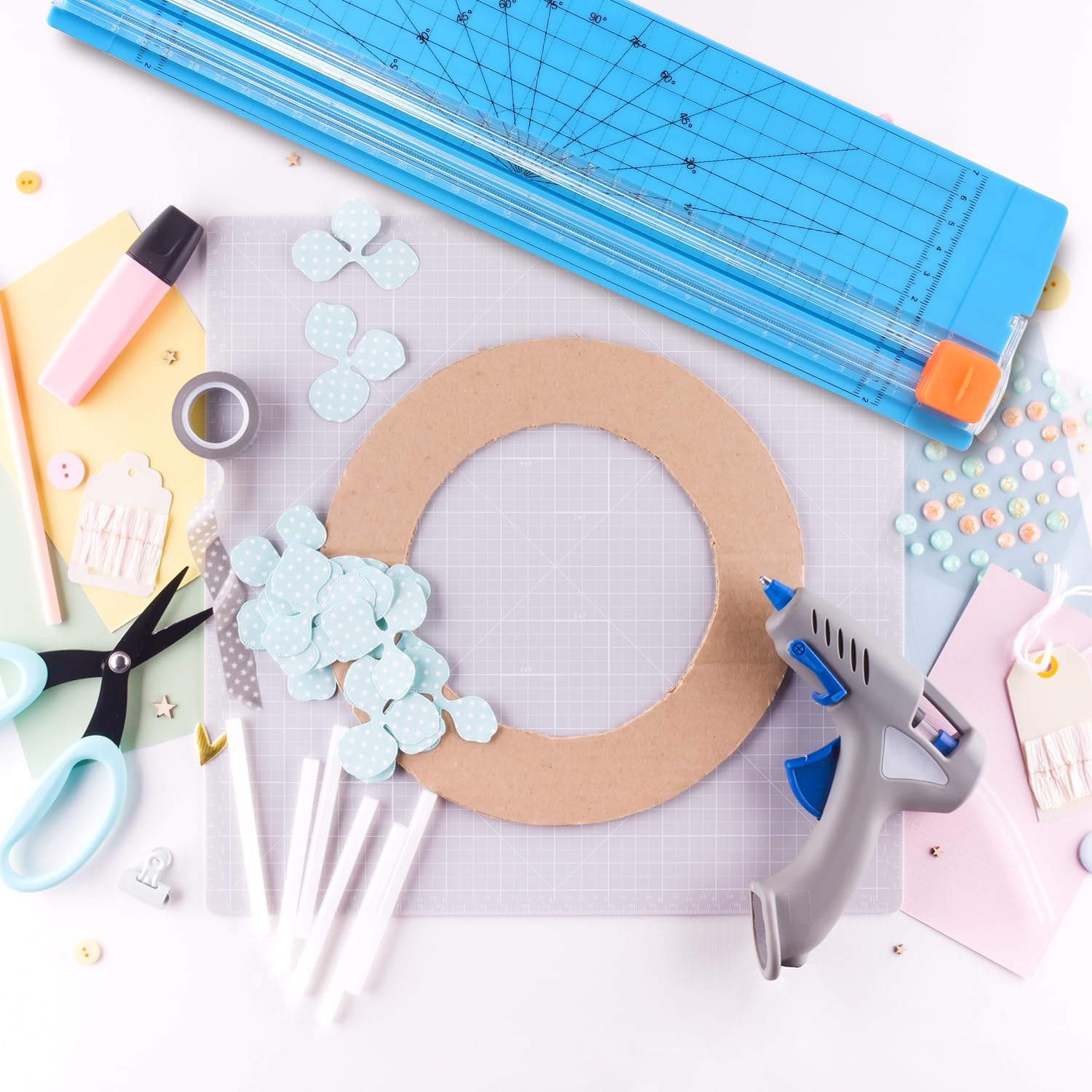 Paper Cutter Paper Trimmer Paper Cutter for Cardstock Portable Paper Cutters Guillotine Trimmers Professional Paper Trimme for Photo Cards Kraft Paper Label โ image 5