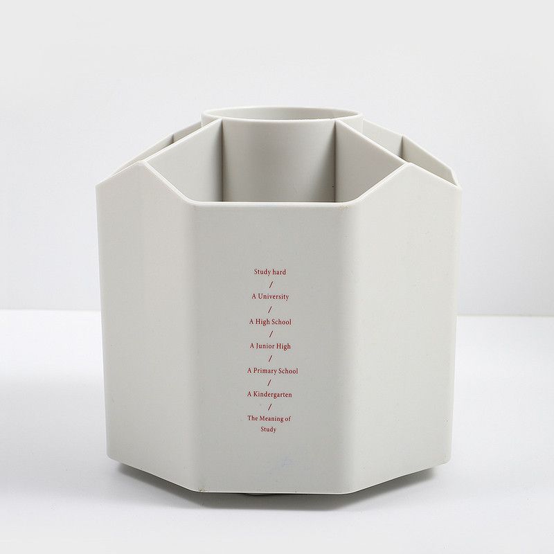 1pc 360-Degree Spinning Organizers, Desktop Storage Stationery Supplies, for Office, School, Art Supply, Kids — image 4