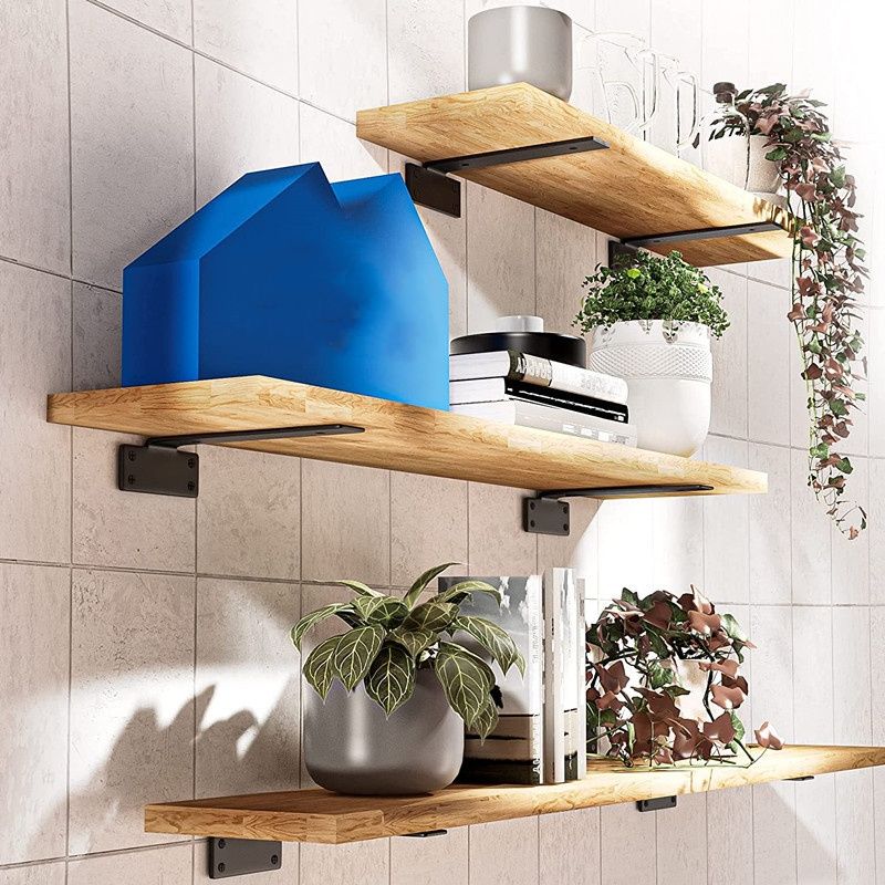 Black L Shelf Bracket Iron Shelf Brackets