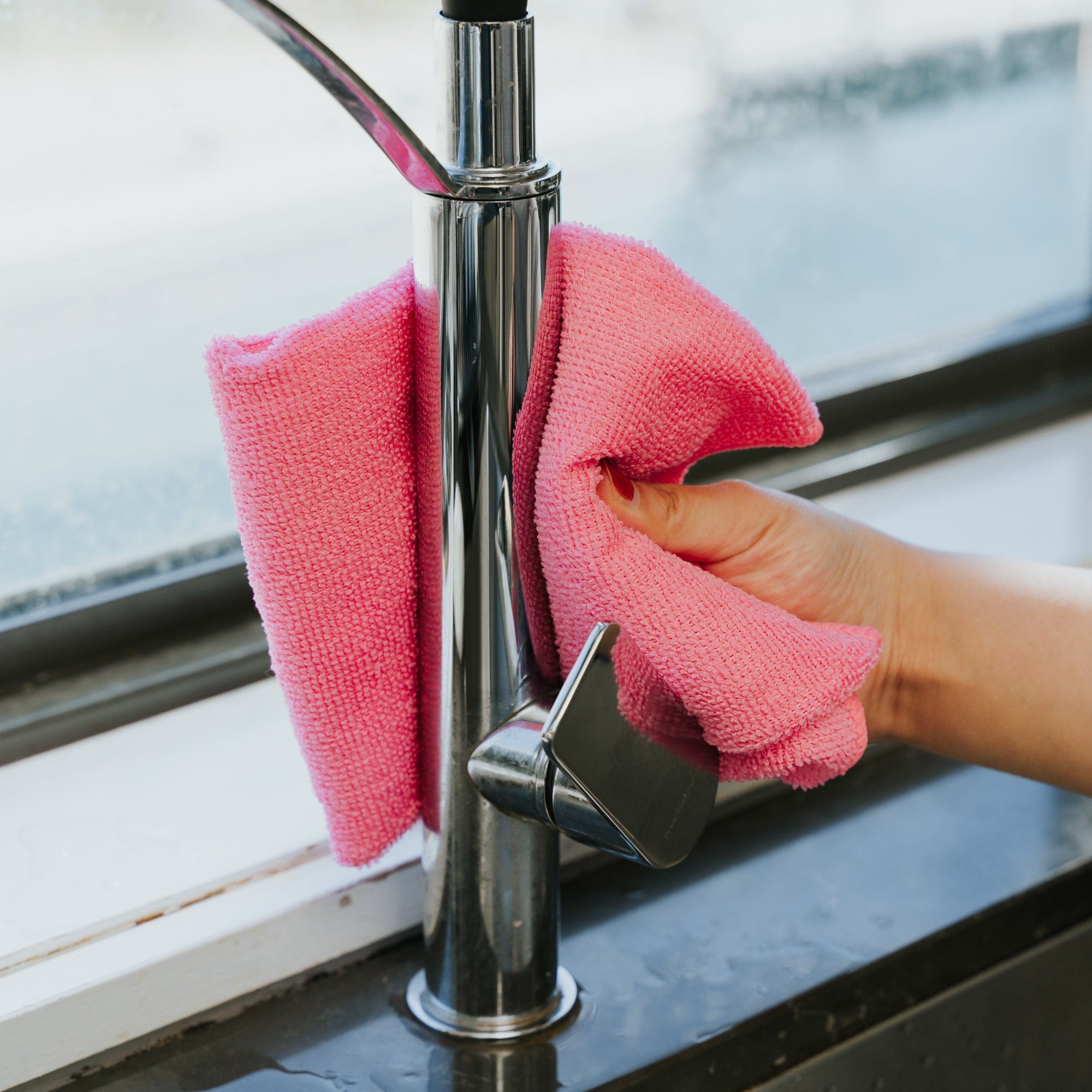 10PK Spiffy 40cm Smart Microfibre Dusting Super Absorbent Kitchen Cloths — image 5